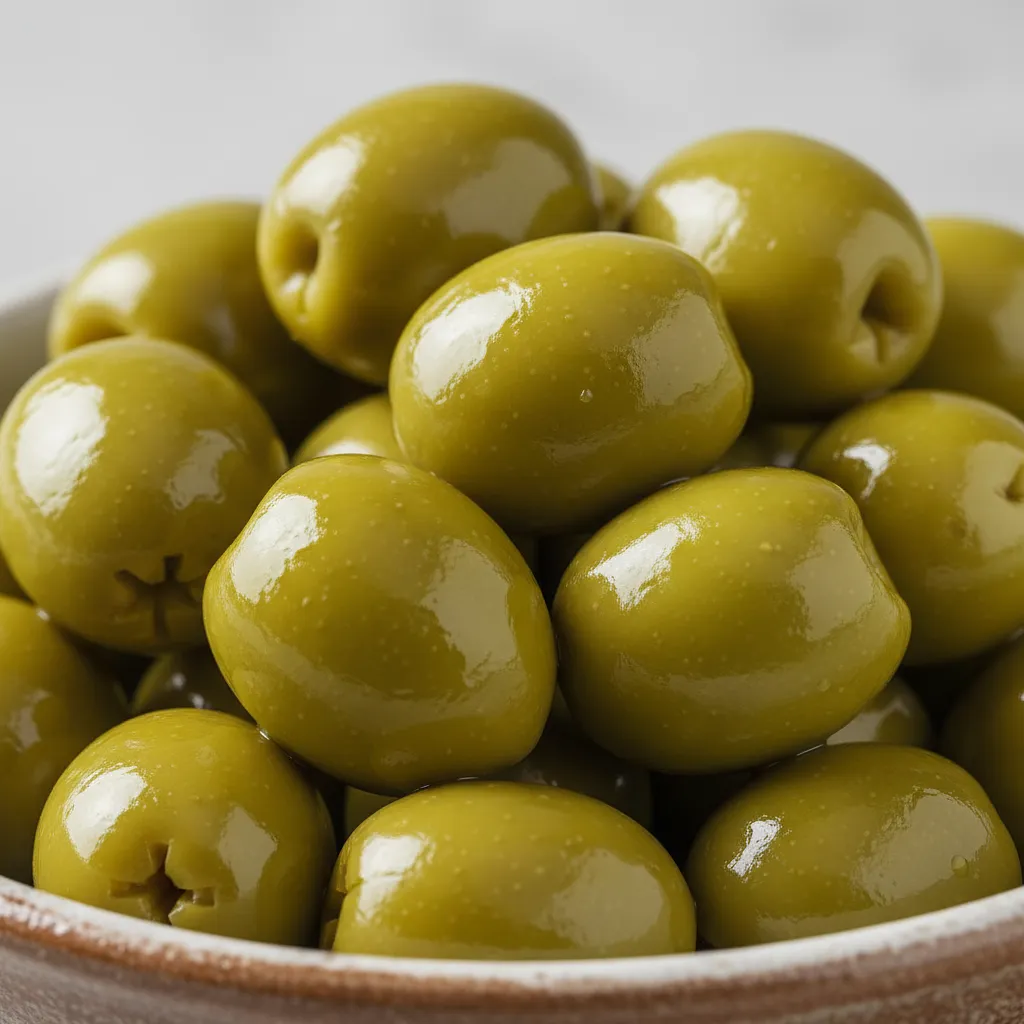 Zielone oliwki, bez pestek