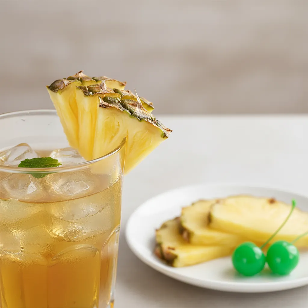 Plasterki ananasa do dekoracji