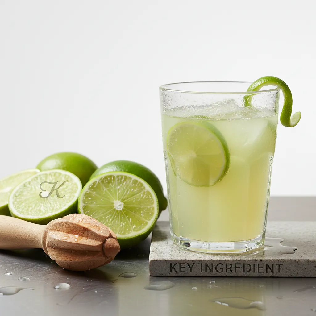 Świeżo wyciśnięty sok z limonki