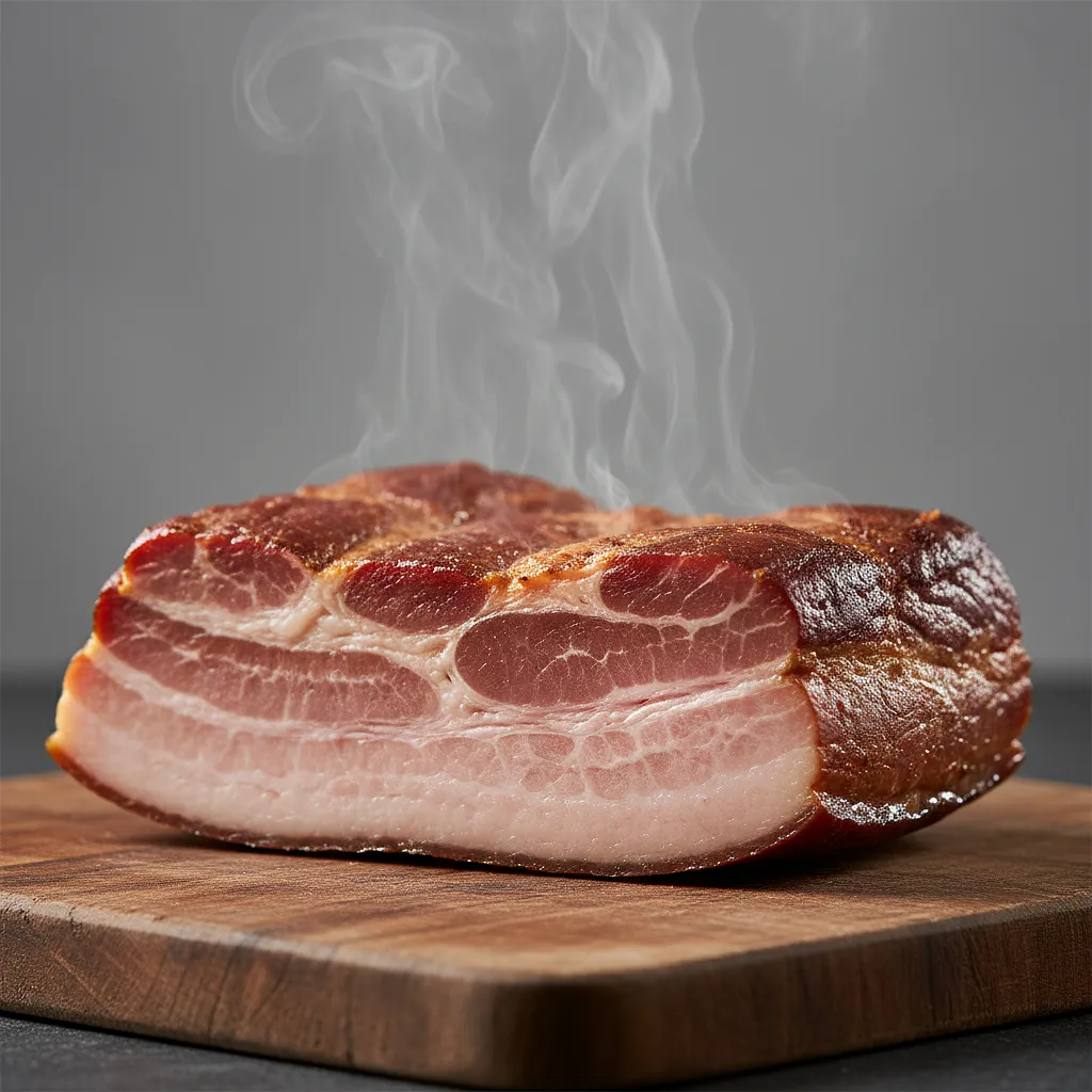 Boczek wędzony parzony