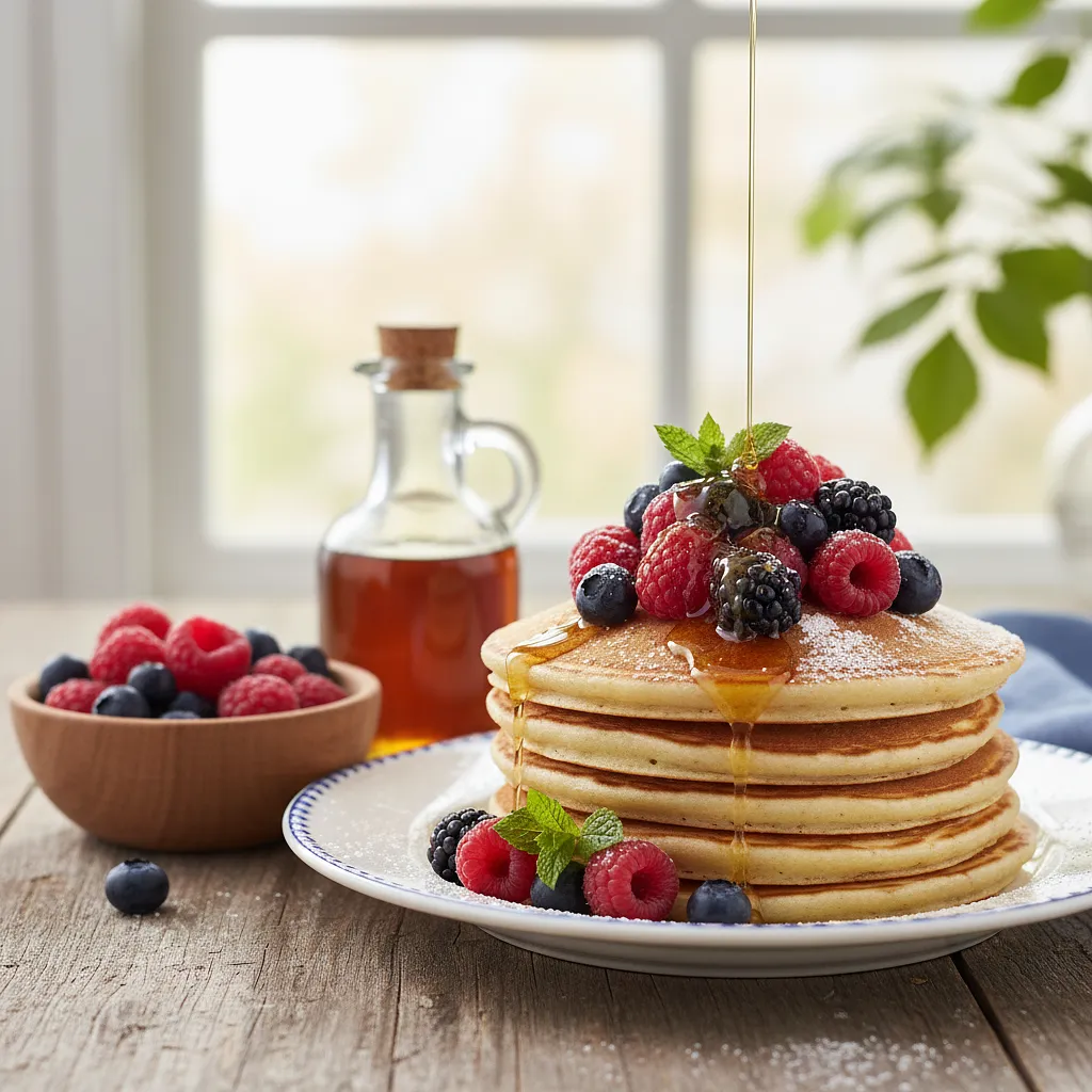 Leśne Placuszki Jagodowe z Sosem Klonowym - photo 1