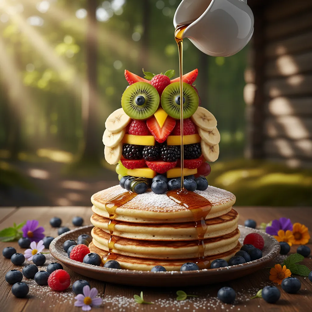 Leśne Placuszki Jagodowe z Sową z Owoców - zdjęcie 1