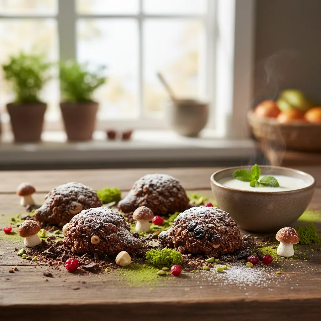 Forest Hedgehogs with Oat Flakes - photo 1