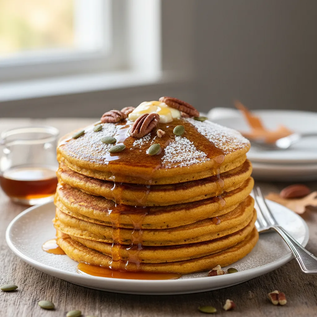 Fluffy Pumpkin Pancakes 'Autumn Suns' - photo 1