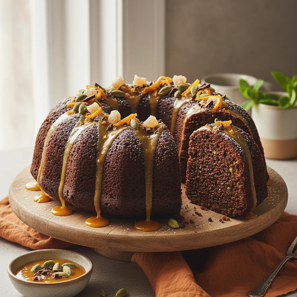 Chocolate Babka with a Hint of Orange and Cardamom - photo 1