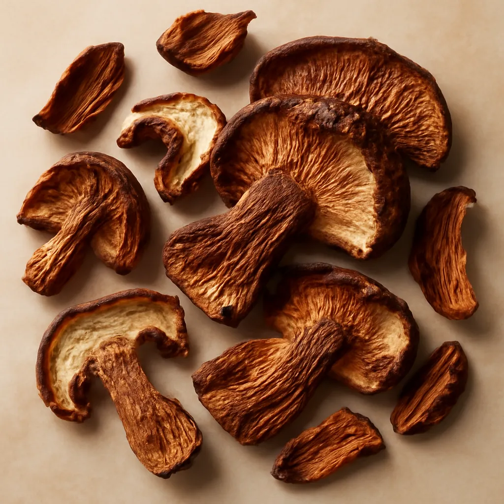 Dried mushrooms