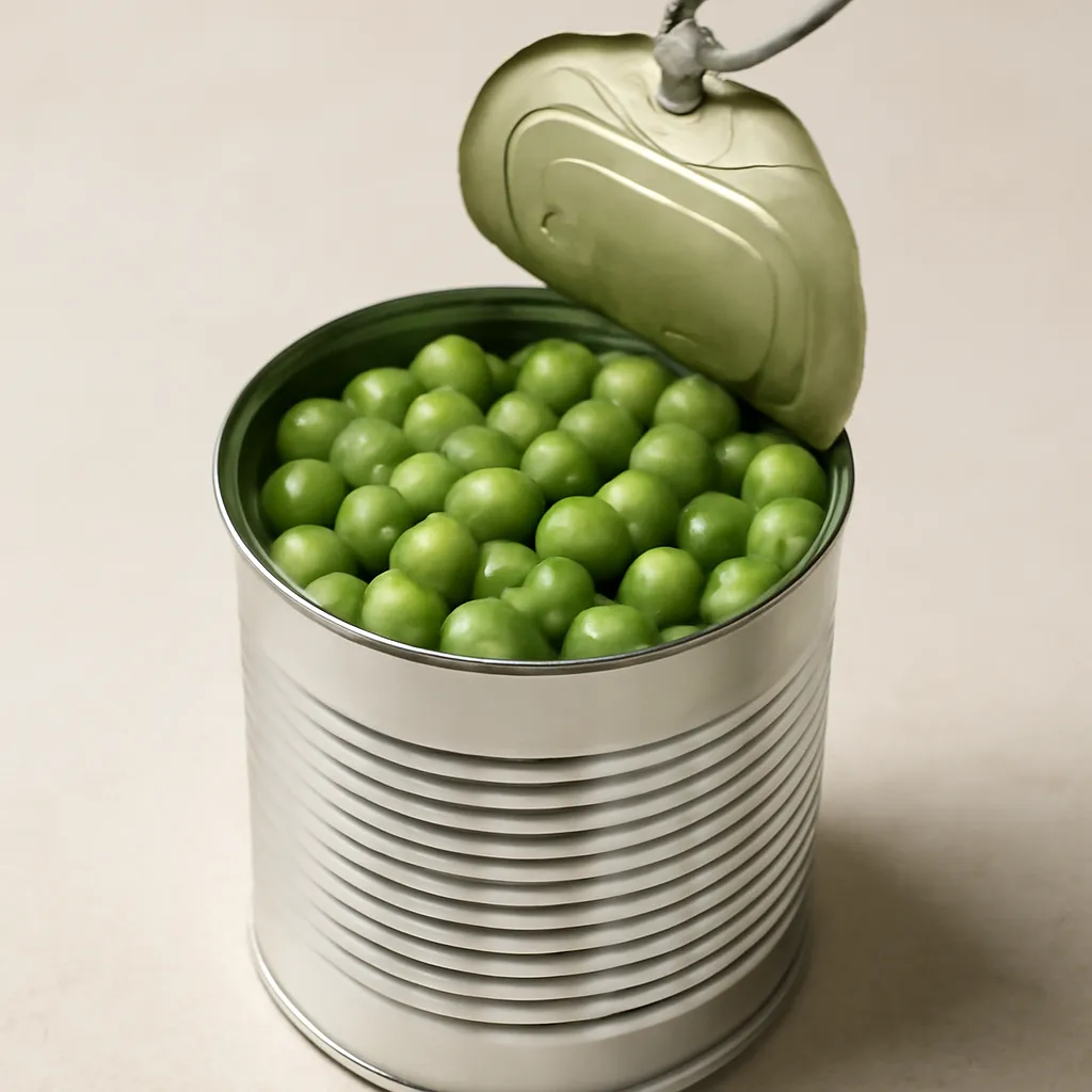 Canned peas