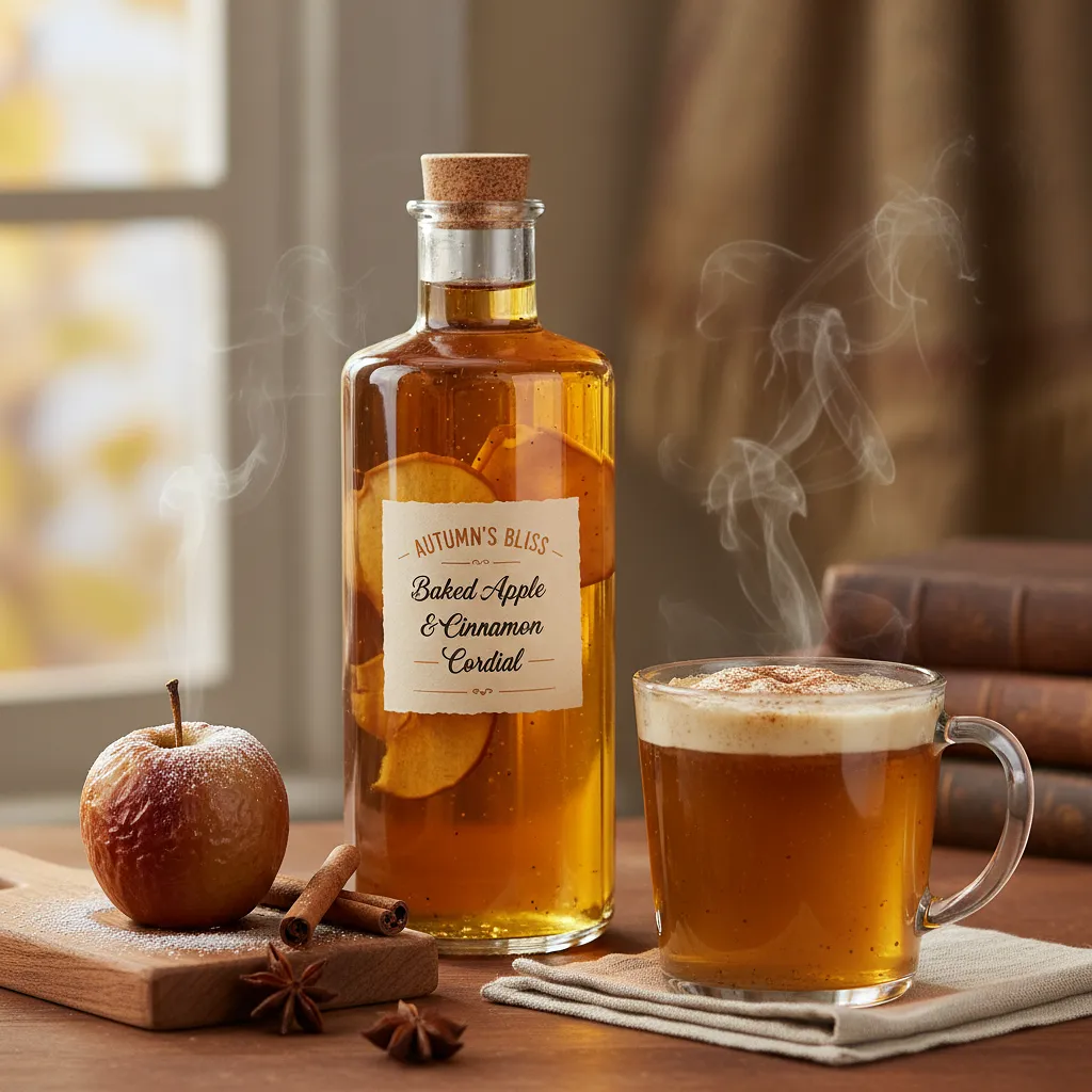Aromatic Cordial with Roasted Apples and Cinnamon - photo 1