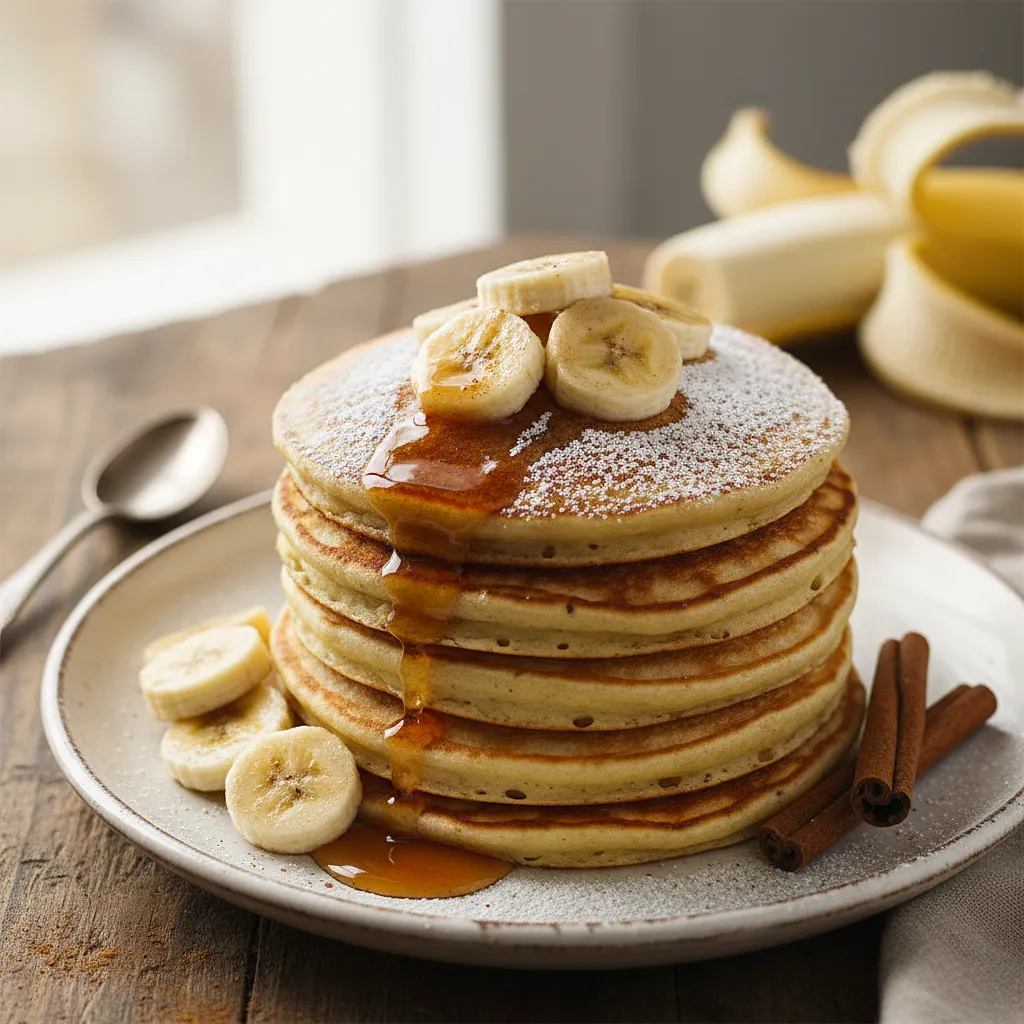 Fluffy Fit Banana Pancakes with a Hint of Cinnamon - photo 1
