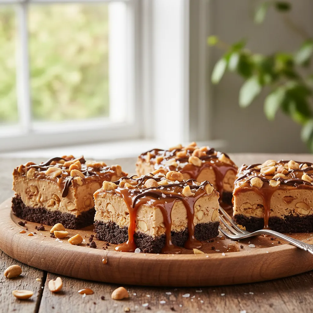 Caramel-Nut Fantasy No-Bake (Snickers Style) - photo 1