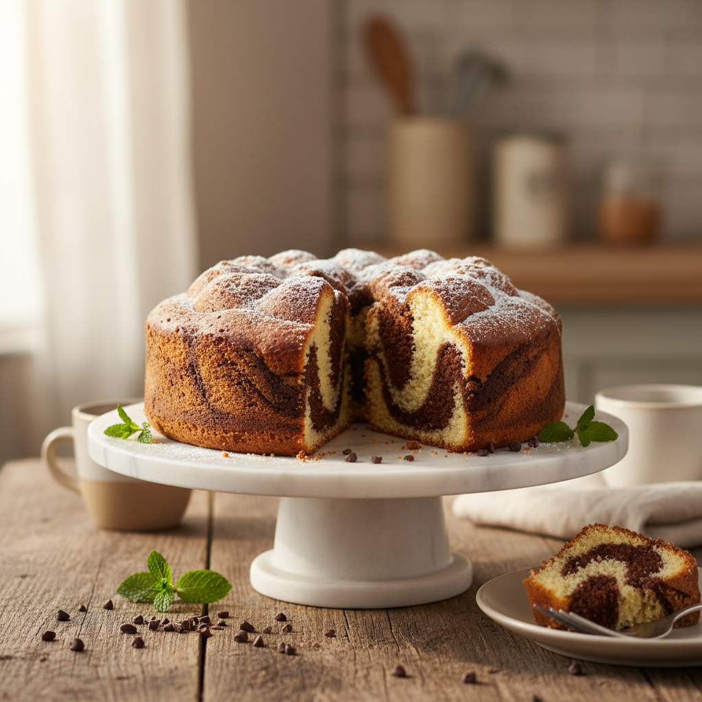 Marble Babka 'Fluffy Twist of Vanilla and Chocolate' - photo 1