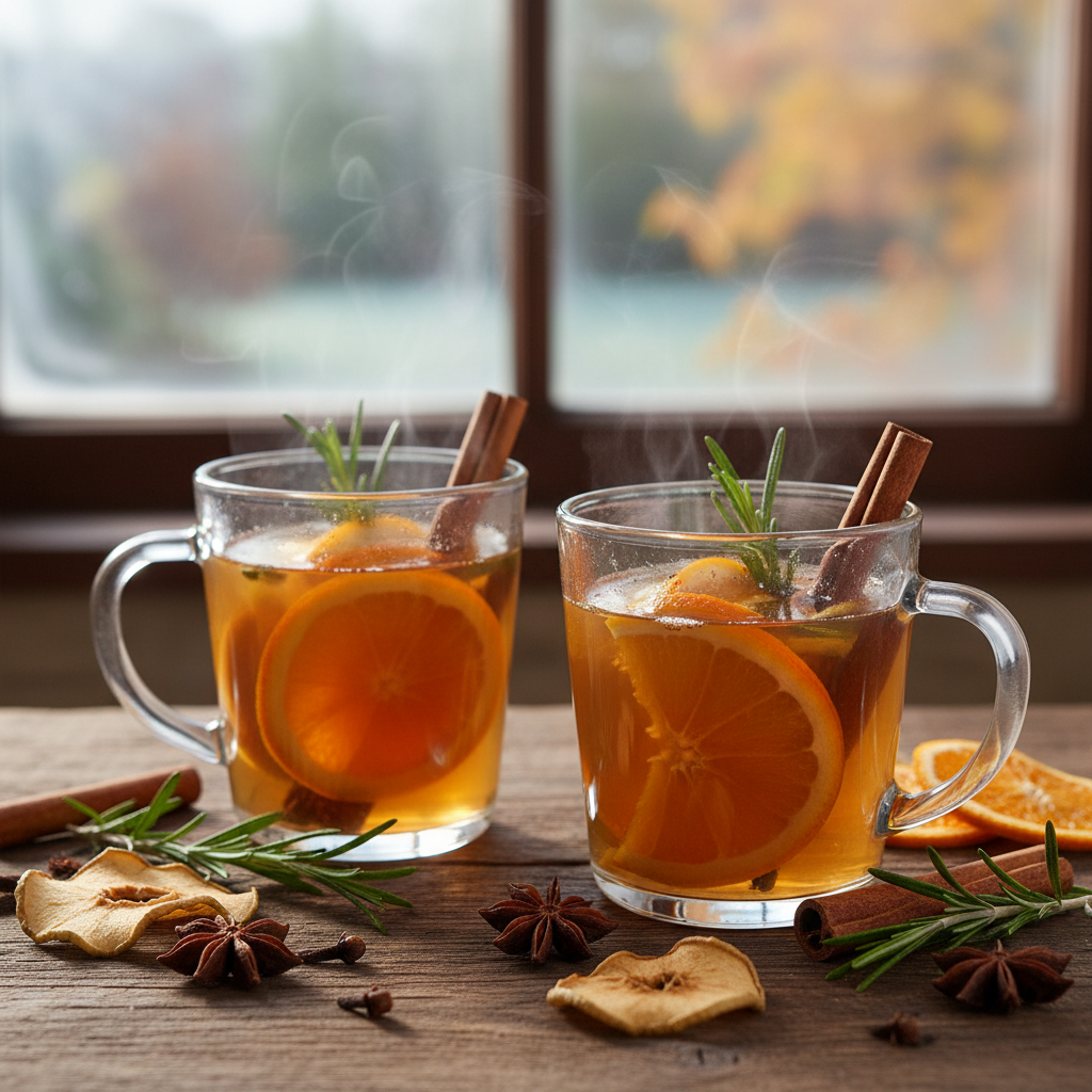 Korzenny Grzaniec Jabłkowy z Pomarańczą i Rozmarynem - zdjęcie 1