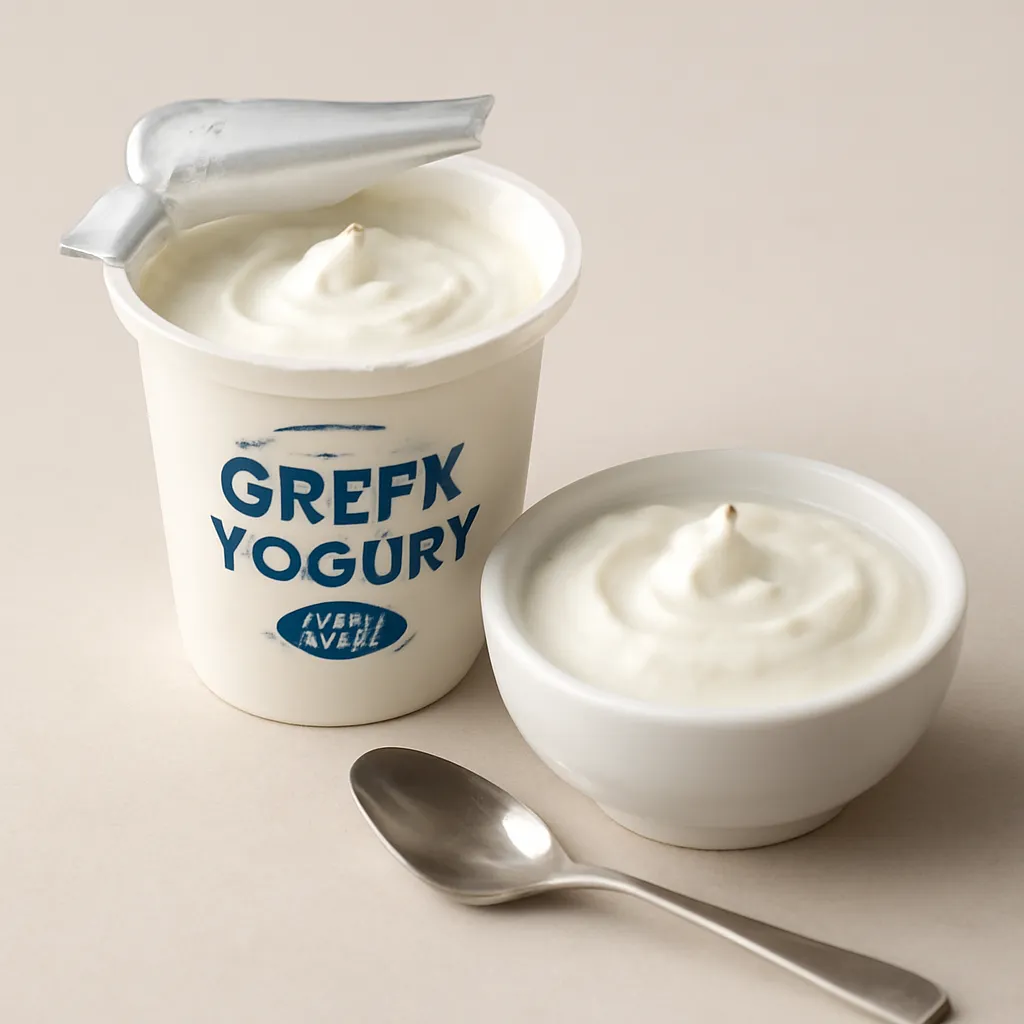 Greek yogurt 10% fat.