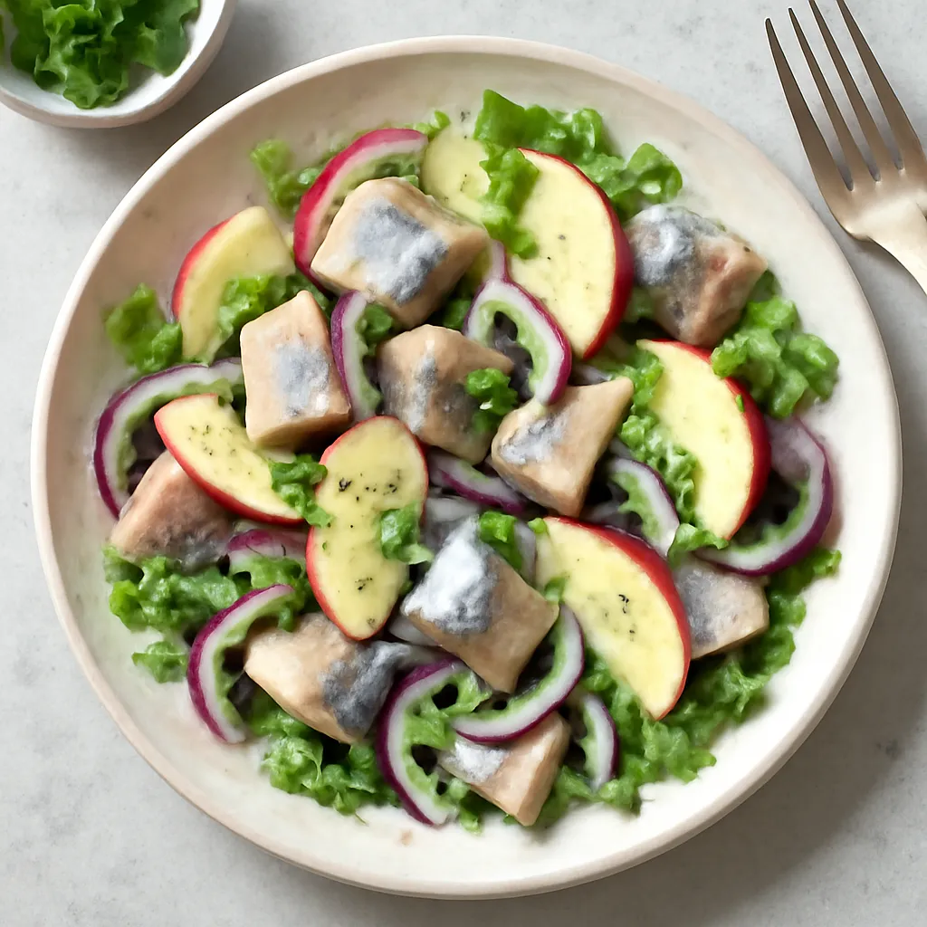 Herring salad with apple - photo 1