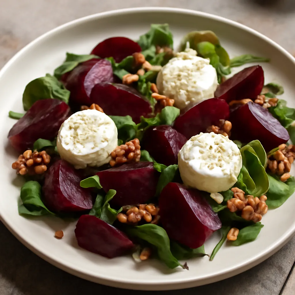 Beetroot and Goat Cheese Salad - photo 1