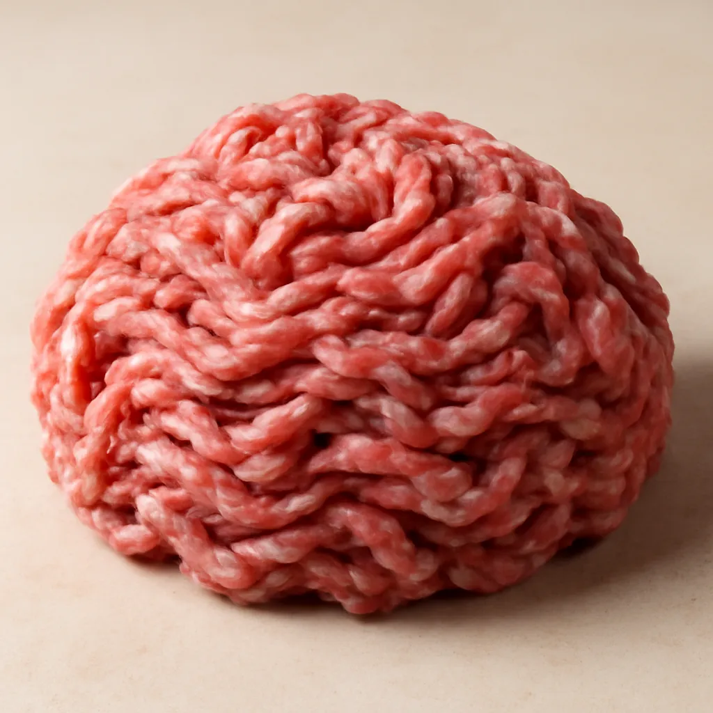 Pork and beef minced meat