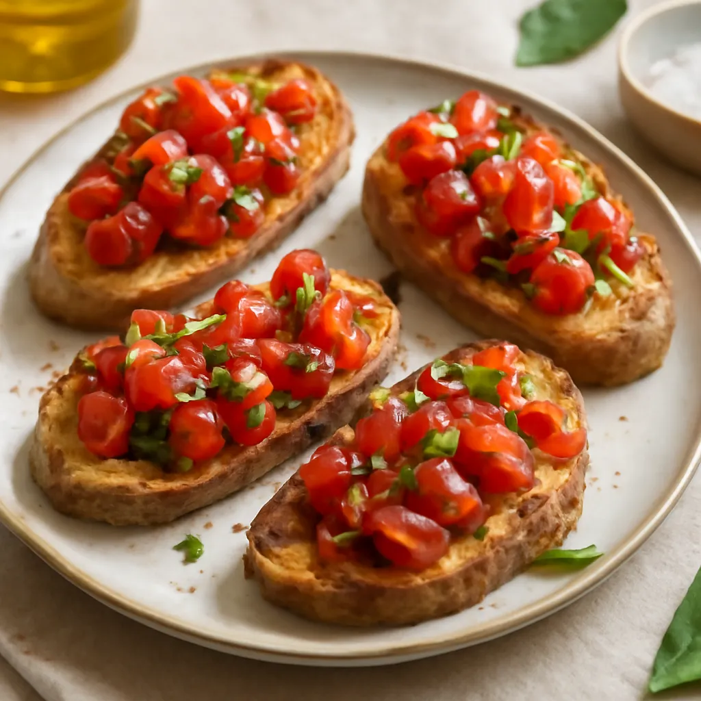 Bruschetta z pomidorami - zdjęcie 1