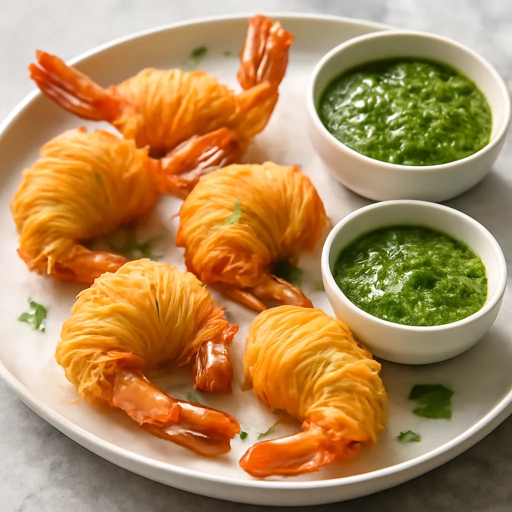 Shrimp in filo pastry - photo 1