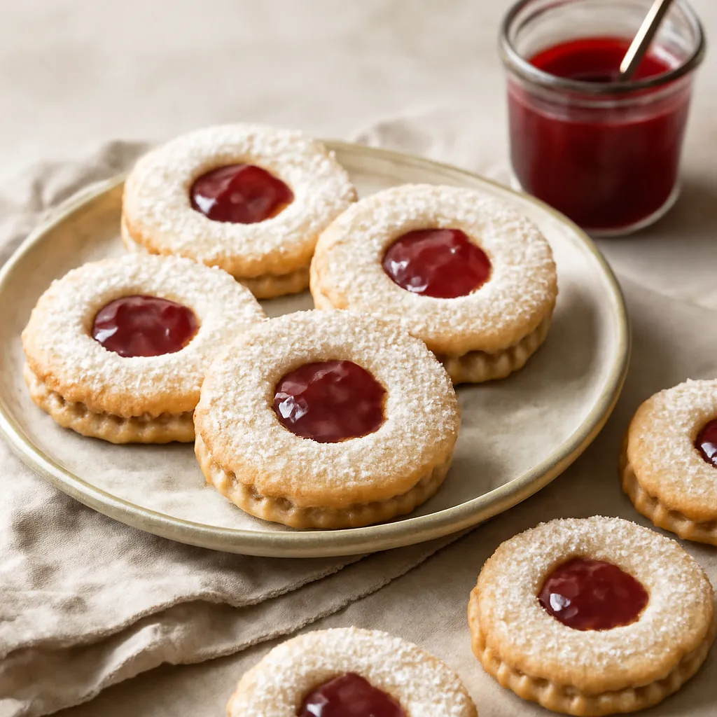 Crispy cookies with jam - photo 1
