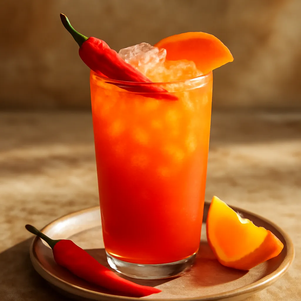 Cocktail 'Fiery Sunset' - photo 1
