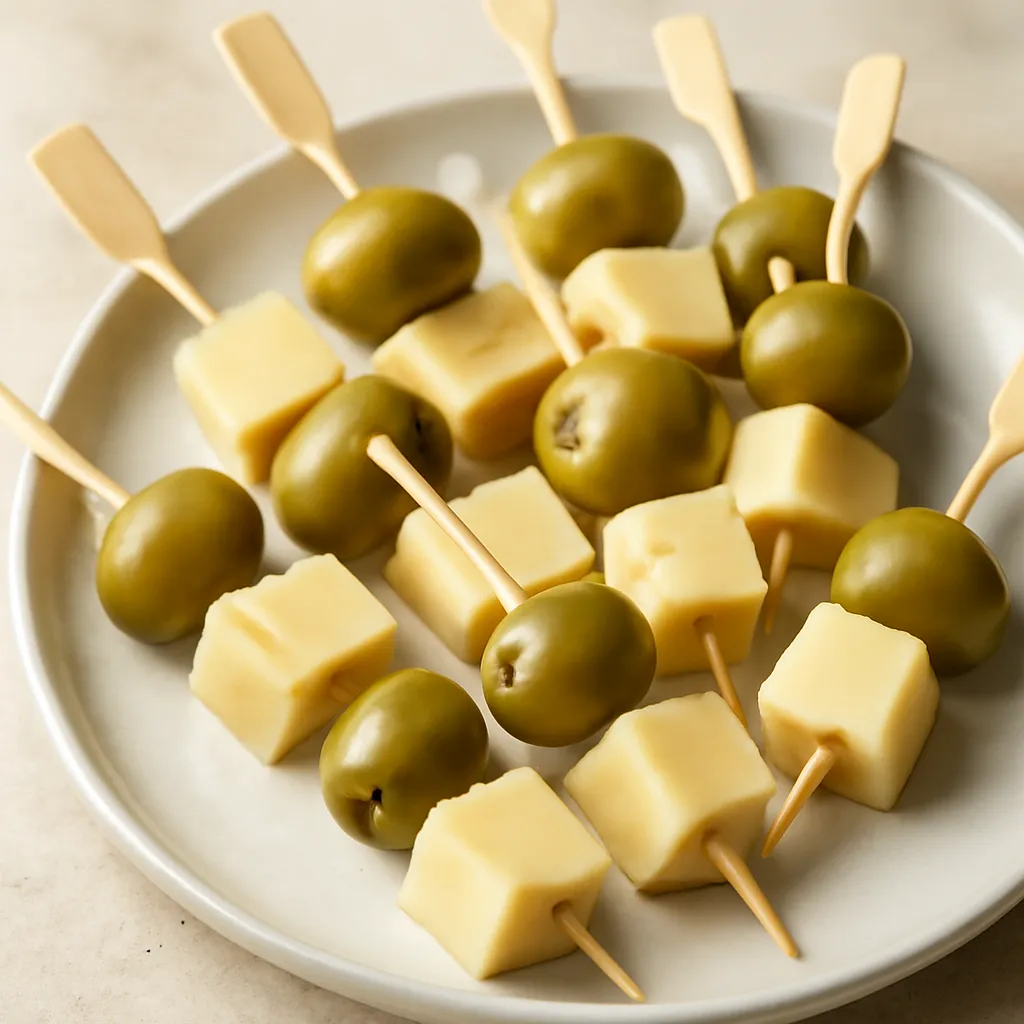 Cheese and Olive Skewers - photo 1