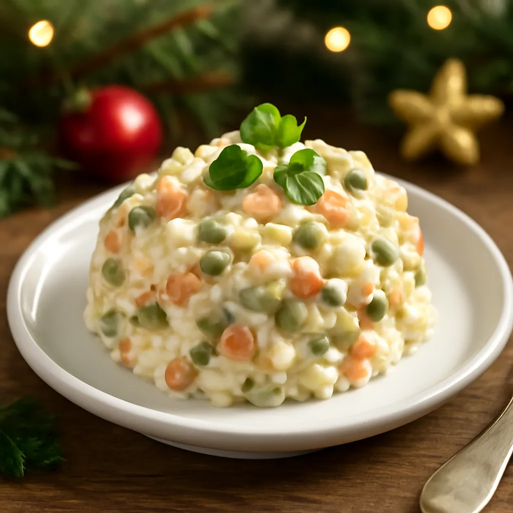 Vegetable Salad with Mayonnaise (Traditional for Christmas Eve) - photo 1