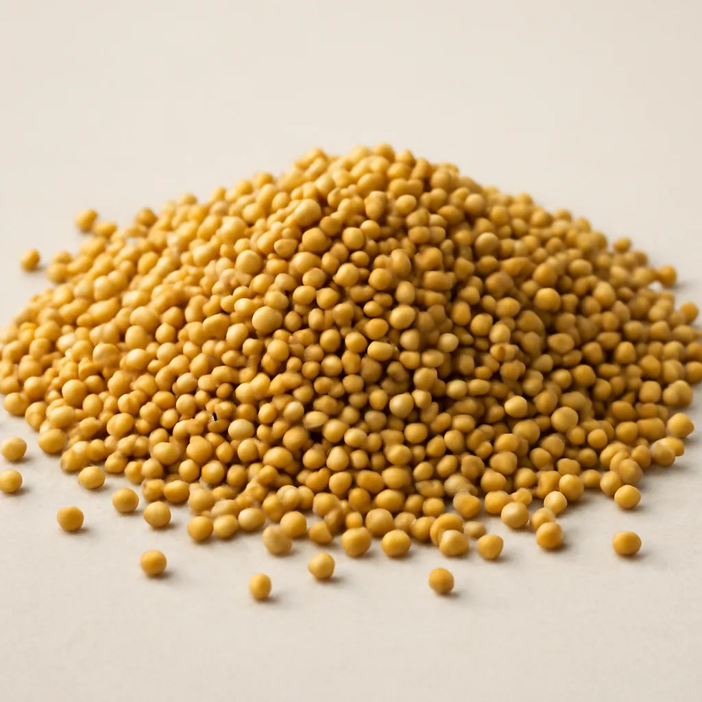 Yellow mustard seeds