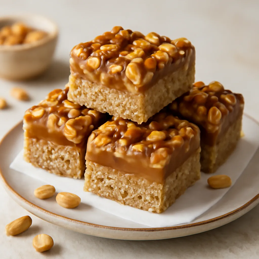 Nutty Caramel Squares No-Bake (Sweet Blog Version) - photo 1