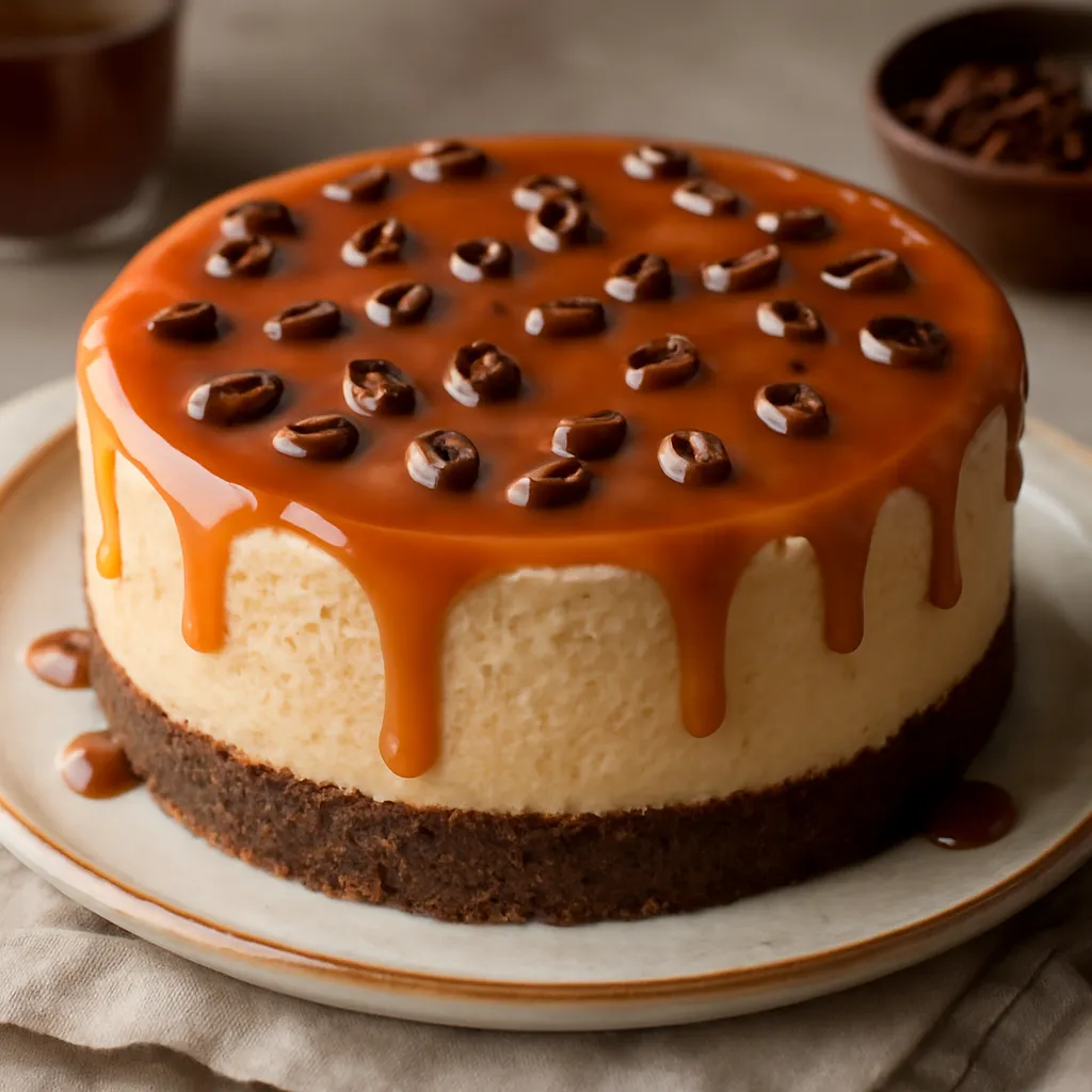 Sernik kajmakowo-kawowy z mascarpone (wersja Słodki Blog) - zdjęcie 1