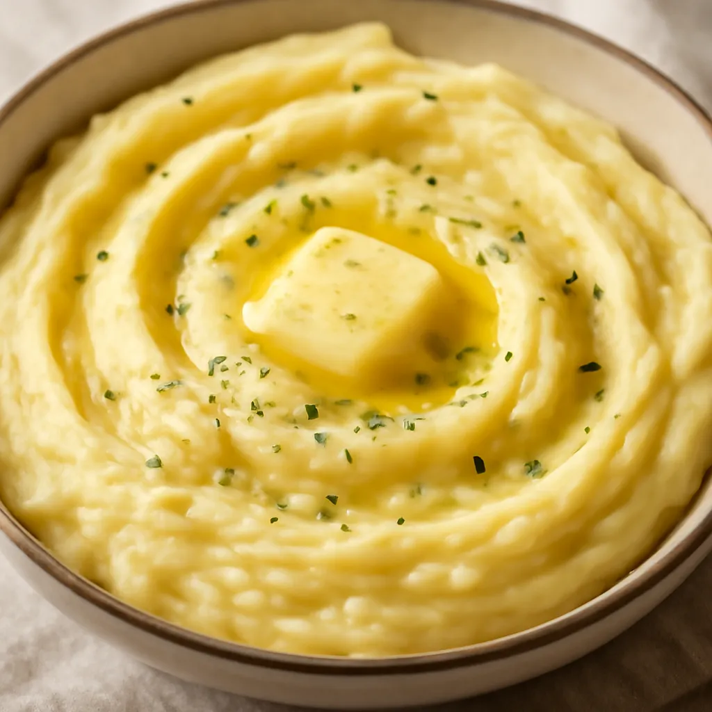 Mashed potatoes with butter - photo 1