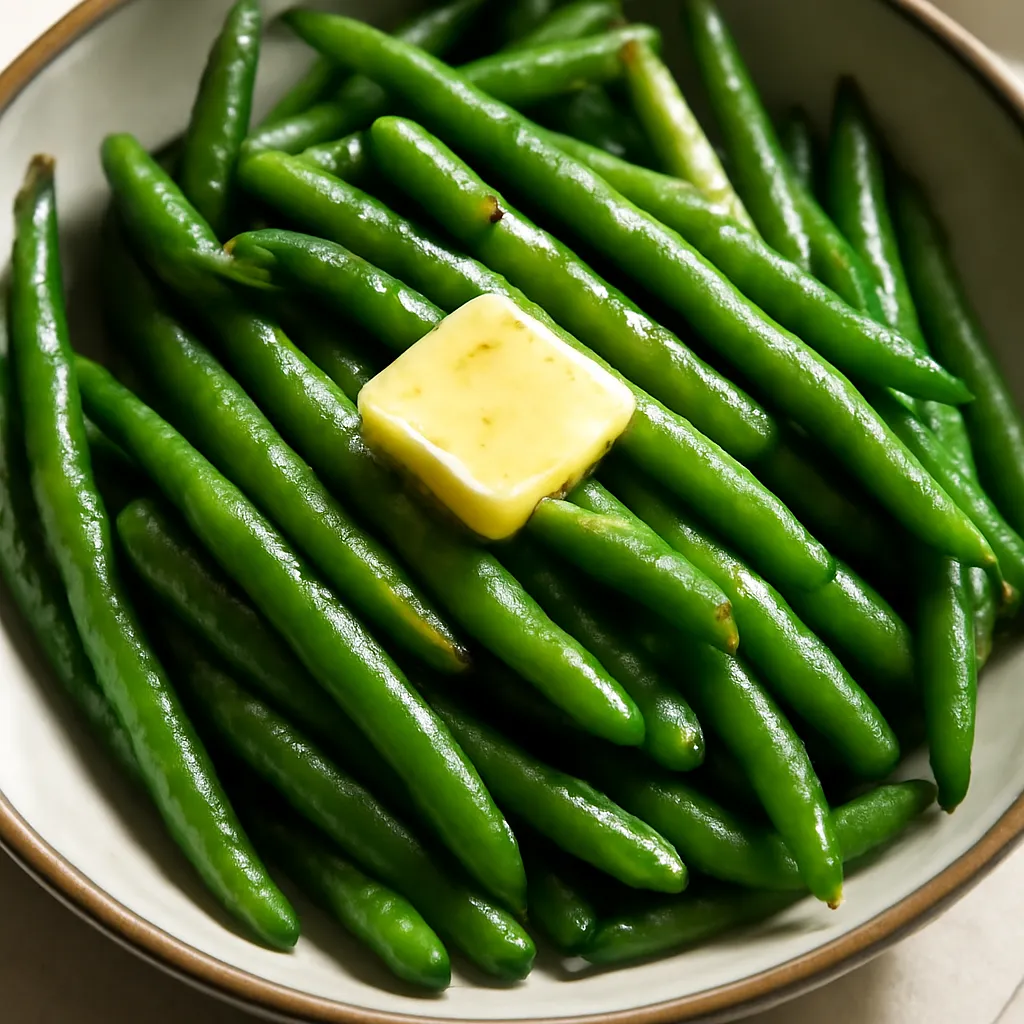 Green beans with butter - photo 1