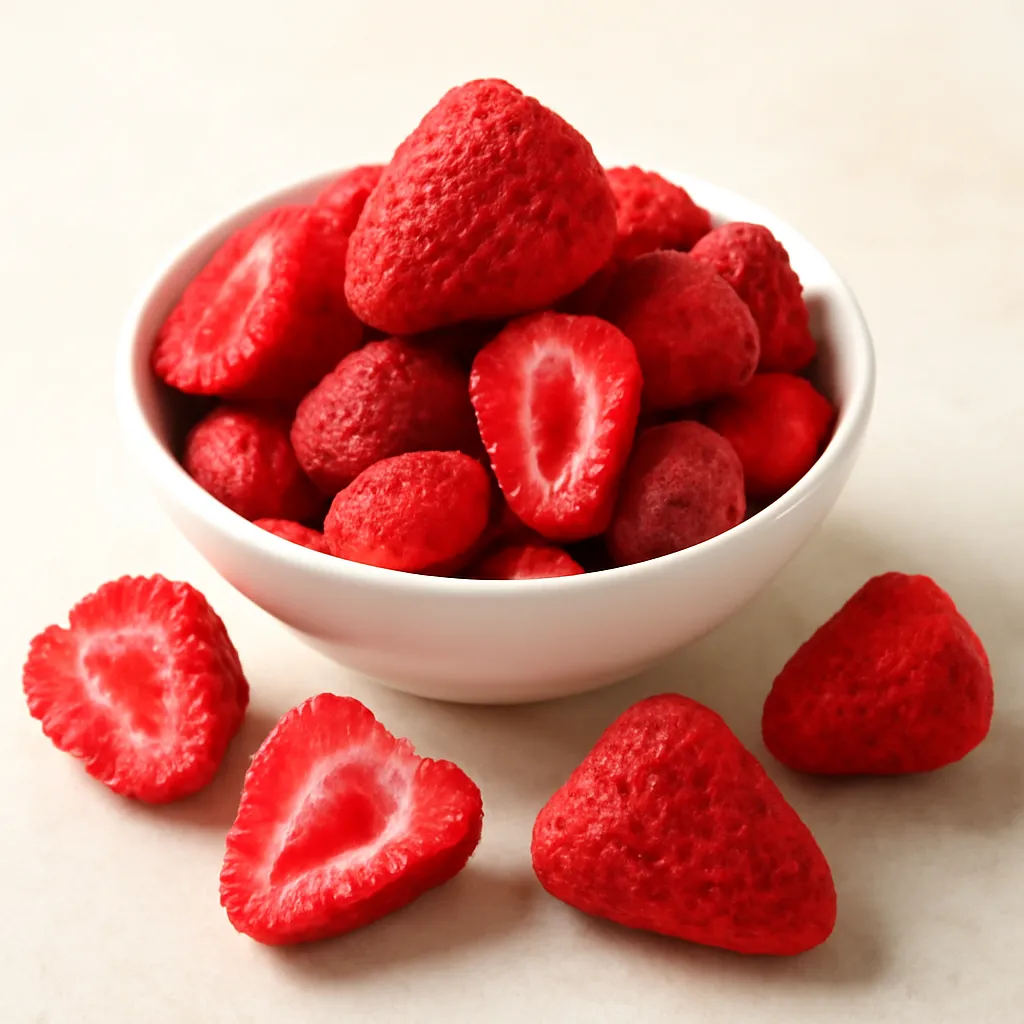Freeze-dried strawberries