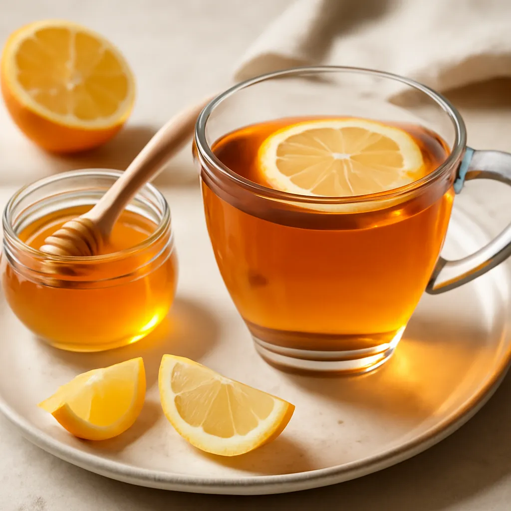Tea with lemon and honey - photo 1
