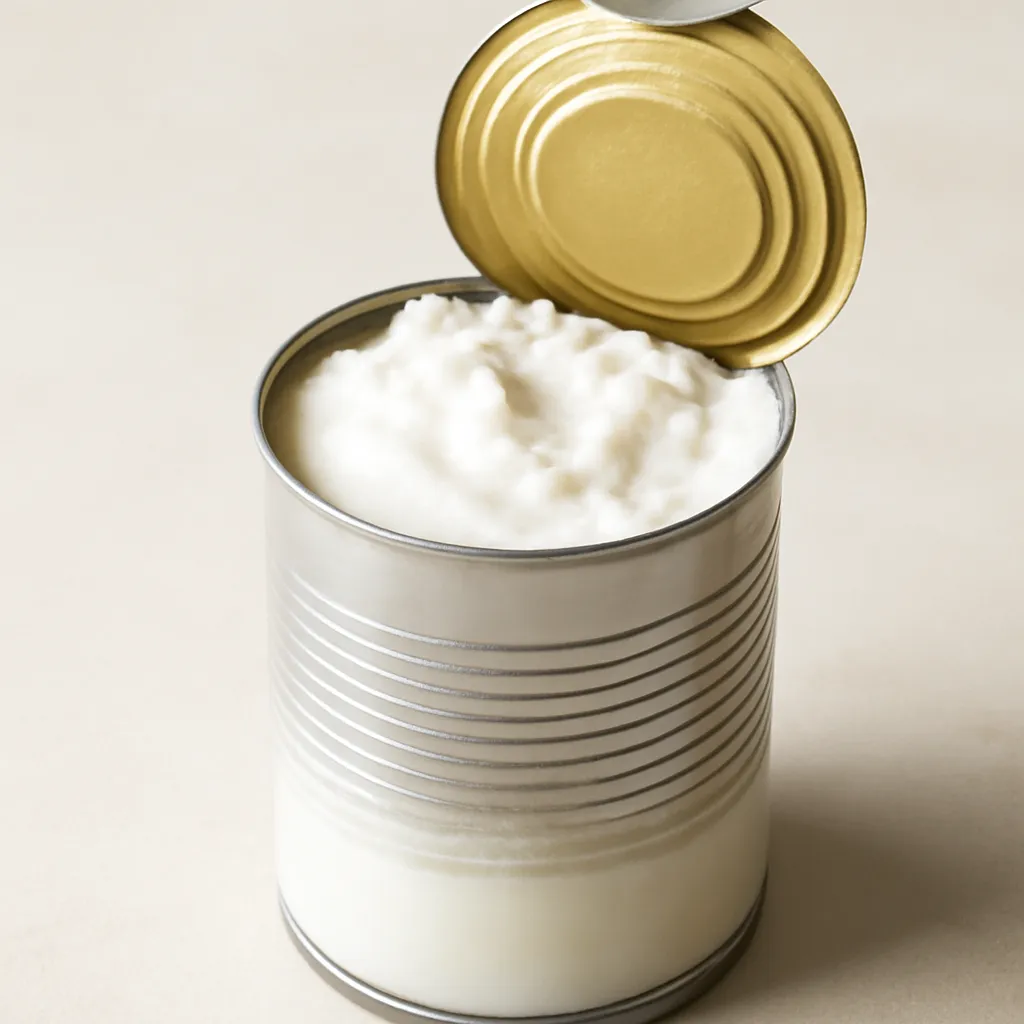 Canned coconut milk