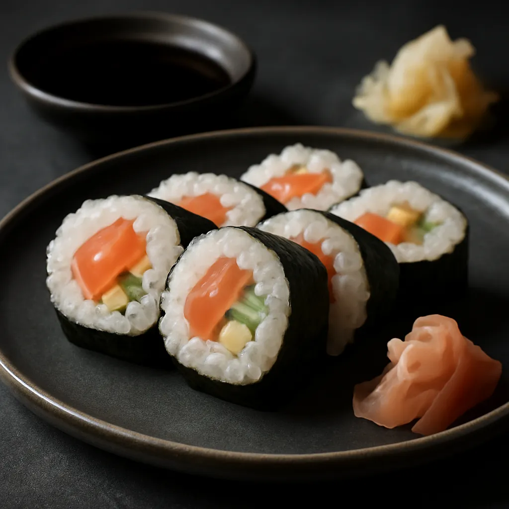 Salmon sushi maki - photo 1