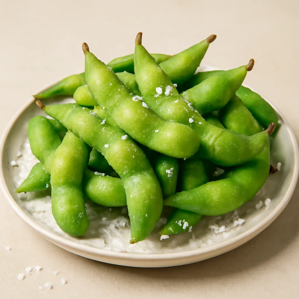 Edamame (young soybeans)
