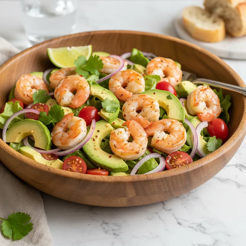 Sałatka z awokado i krewetkami - photo 1