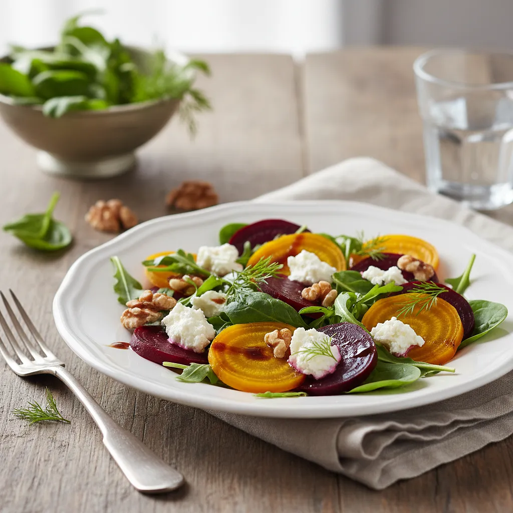 Sałatka z buraczkami i serem kozim - zdjęcie 1