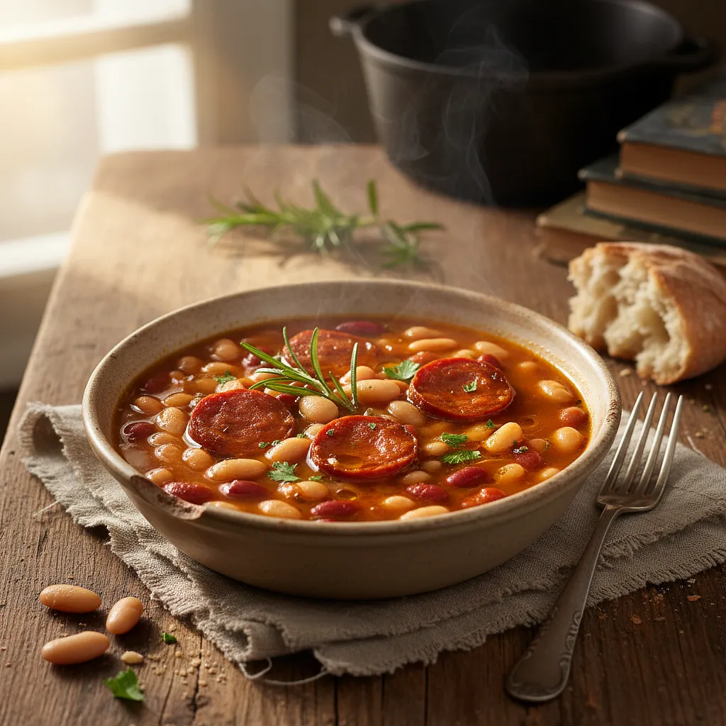 Zupa fasolowa z kiełbasą - photo 1