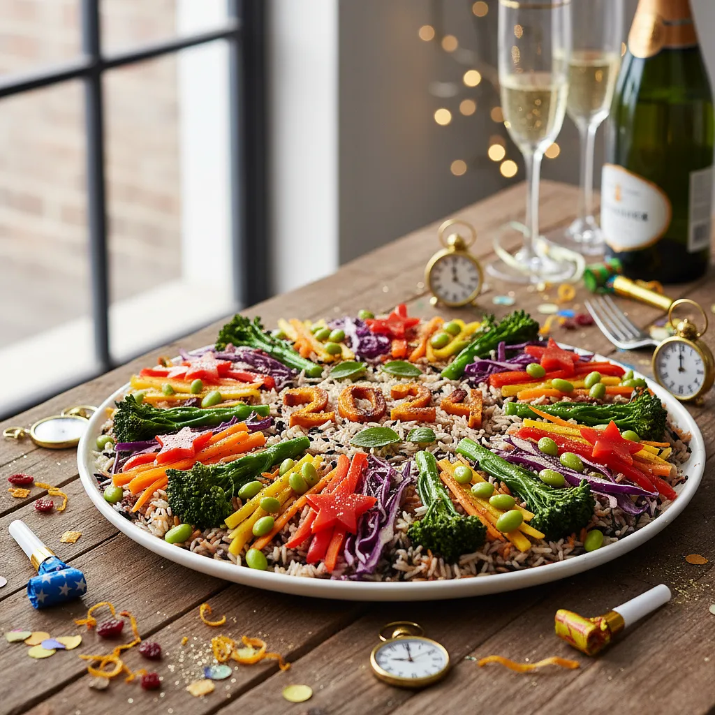 Kolorowy Ryż z Warzywami na Sylwestrową Noc - zdjęcie 1