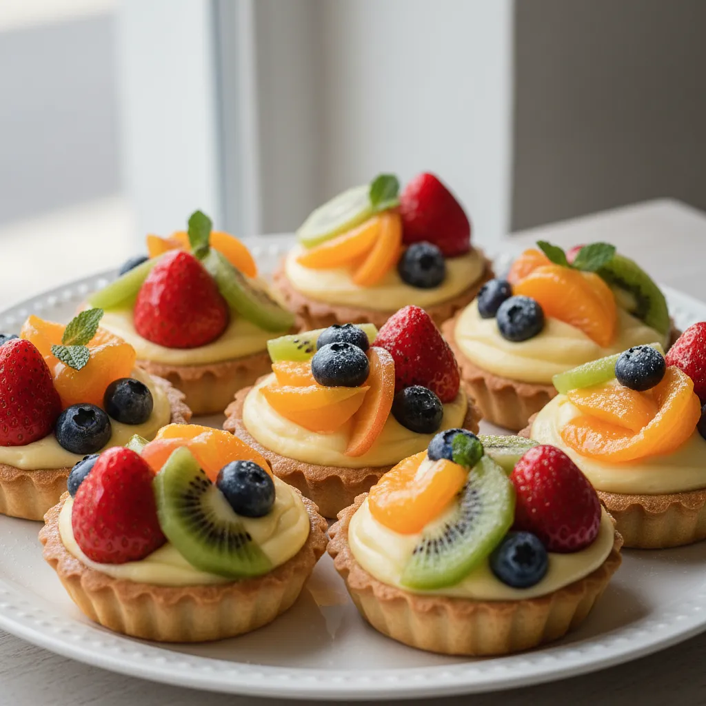 Eleganckie Tartaletki z Kremem Pâtissière i Świeżymi Owocami - photo 1