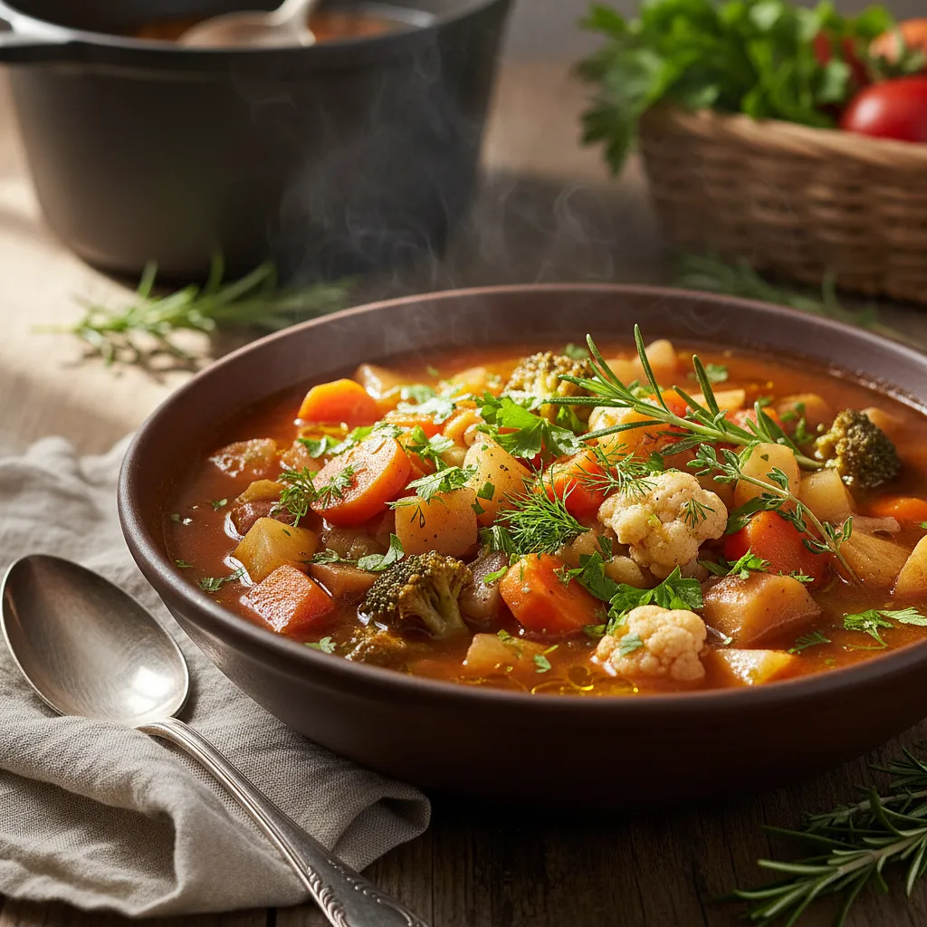 Duszone warzywa w ziołach - photo 1