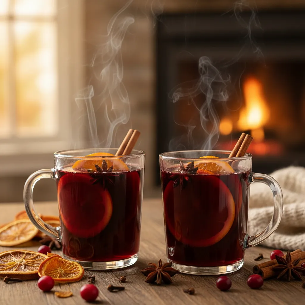 Aromatyczny Grzaniec z Czerwonego Wina i Pomarańczą - zdjęcie 1