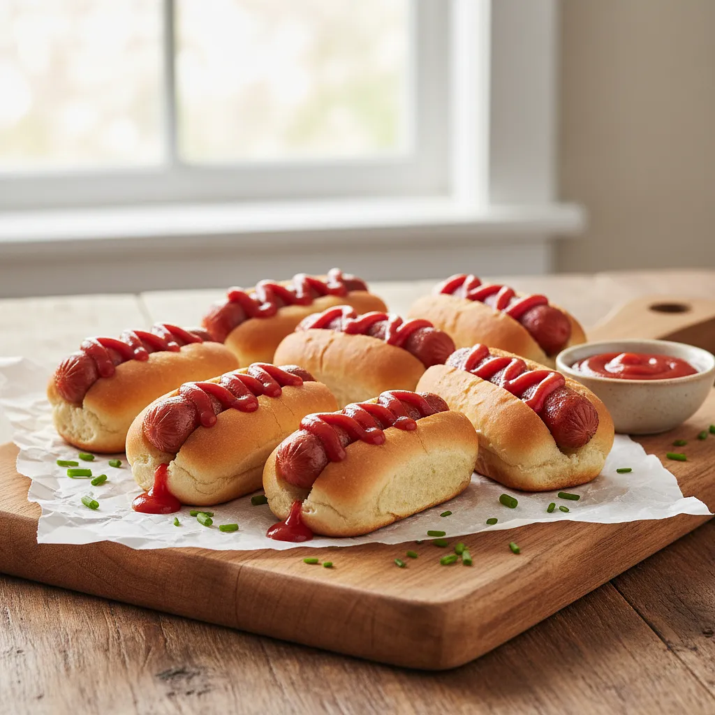 Mini hot-dogi z ketchupem - photo 1