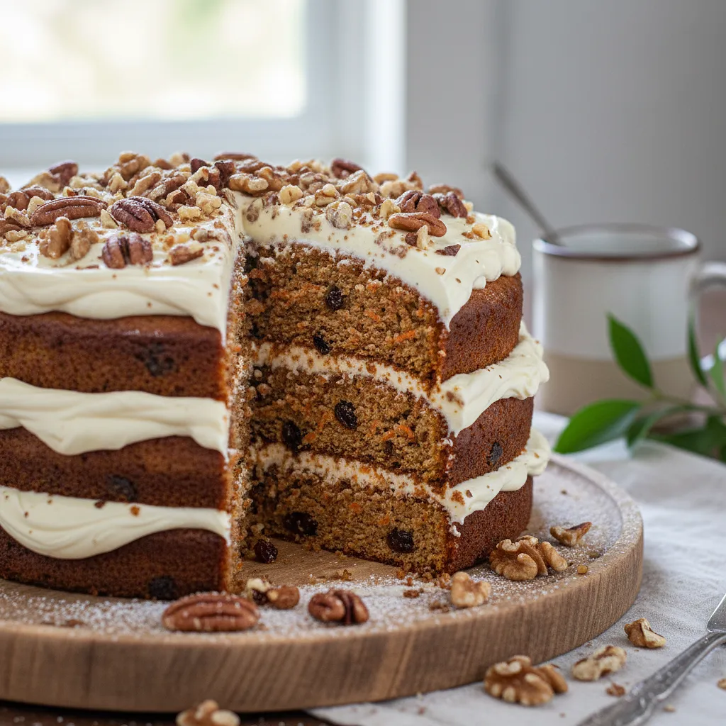 Ciasto marchewkowe z orzechami - zdjęcie 1