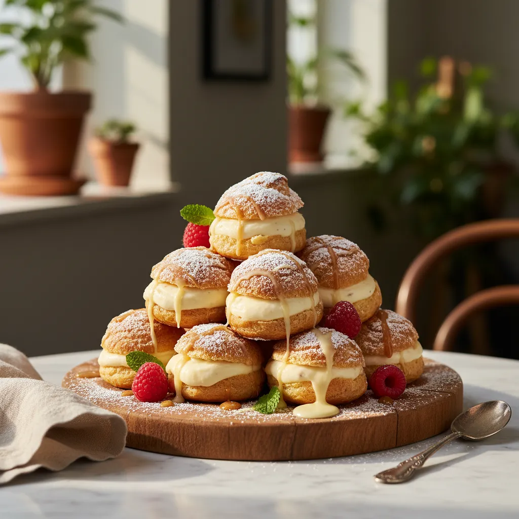 Ptysie z kremem waniliowym - photo 1