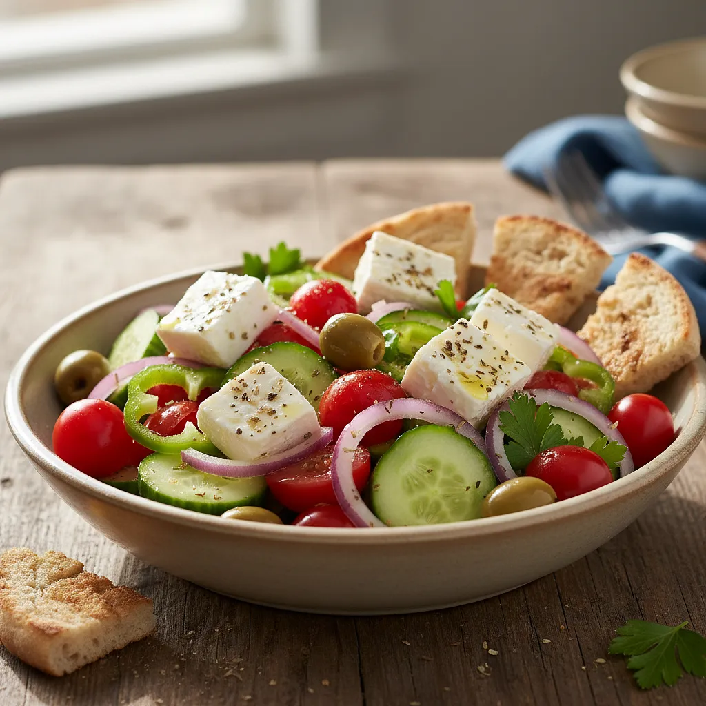 Sałatka grecka z serem feta - photo 1
