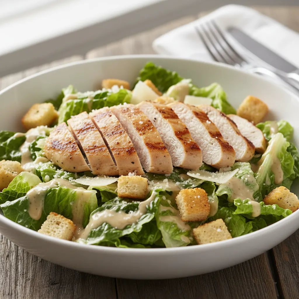 Sałatka Cezar z grzankami i grillowanym kurczakiem - zdjęcie 1