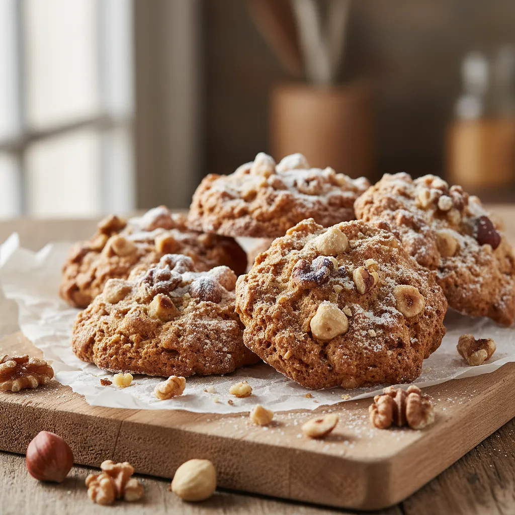 Nutty Kisses: Crunchy Cookies with Meringue and Walnuts - photo 1