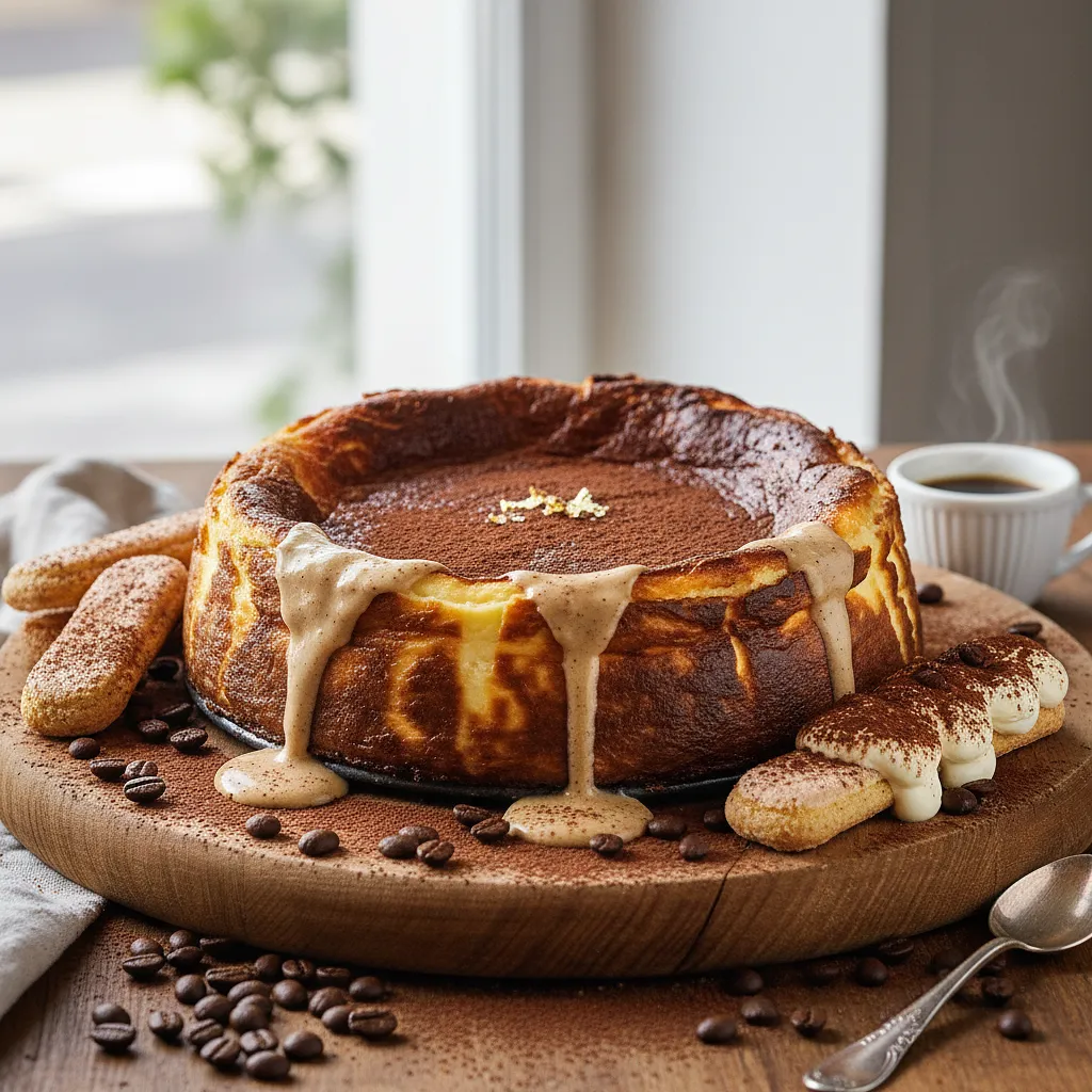 Sernik Baskijski o smaku Tiramisu - zdjęcie 1